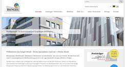 Desktop Screenshot of dangel-metall.de