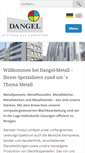 Mobile Screenshot of dangel-metall.de